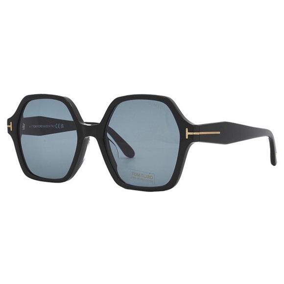 Tom Ford Accessories - TOM FORD SUNGLASSES FT1032-F 01A Shiny Black / Smoke